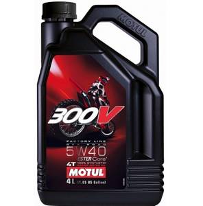 MOTUL 300V 4T ROAD RACING 5w40 4л. 100% синтетика [Ester Core] (масло моторное для 4T мотоц.)